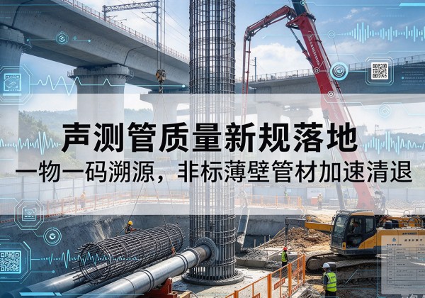 嘉黎声测管质量新规落地，一物一码溯源，非标薄壁管材加速清退