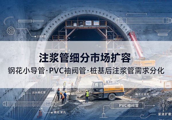 嘉黎注浆管细分市场扩容，隧道钢花小导管、PVC 袖阀管、桩基后注浆管需求分化